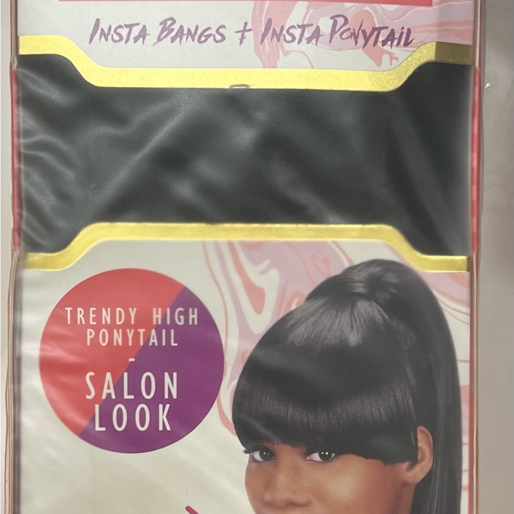 Like new Vivica Fox Two in One Bang & Ponytail